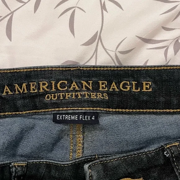 American Eagle Outfitters Dark Extreme Flex Denim Jeans - Picture 4 of 5